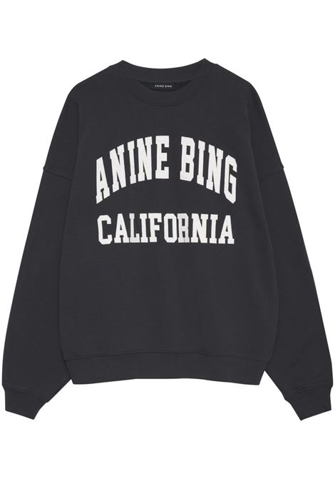 miles sweatshirt woman black ANINE BING | A-08-10025009